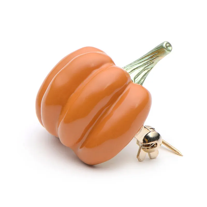 Женская/Мужская эмалированная брошь в виде тыквы | Украшения и аксессуары