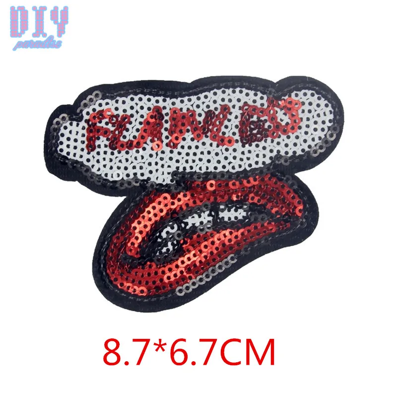 5 шт. патчи с блестками и надписью панк|iron on patches|iron onpatch iron |