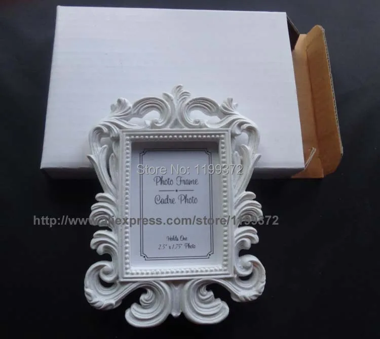 200 шт./лот черный или белый цвет украшение в стиле барокко фоторамка для свадебной