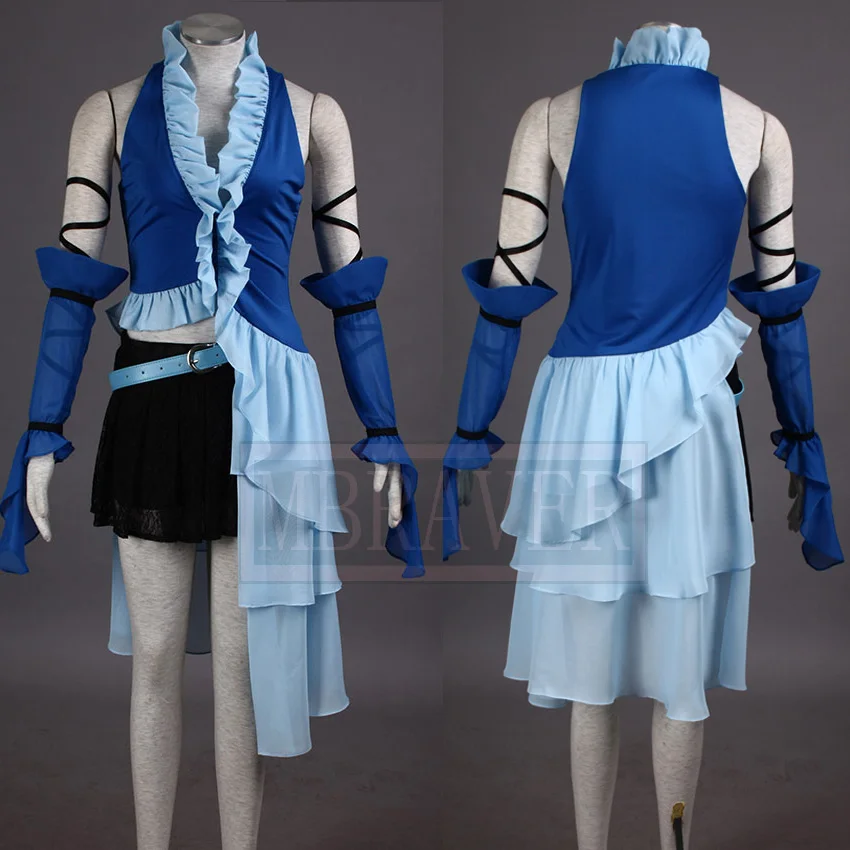 Final Fantasy FF маскарадный костюм Yuna Индивидуальный заказ Любой Размер|yuna cosplay|cosplay
