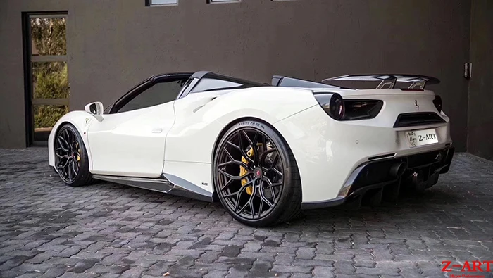 Z-ART заднее крыло из углеродного волокна для Ferrari 488 задний спойлер из углеродного волокна для Ferrari 488 spider для Ferrari 488 GTB задний спойлер