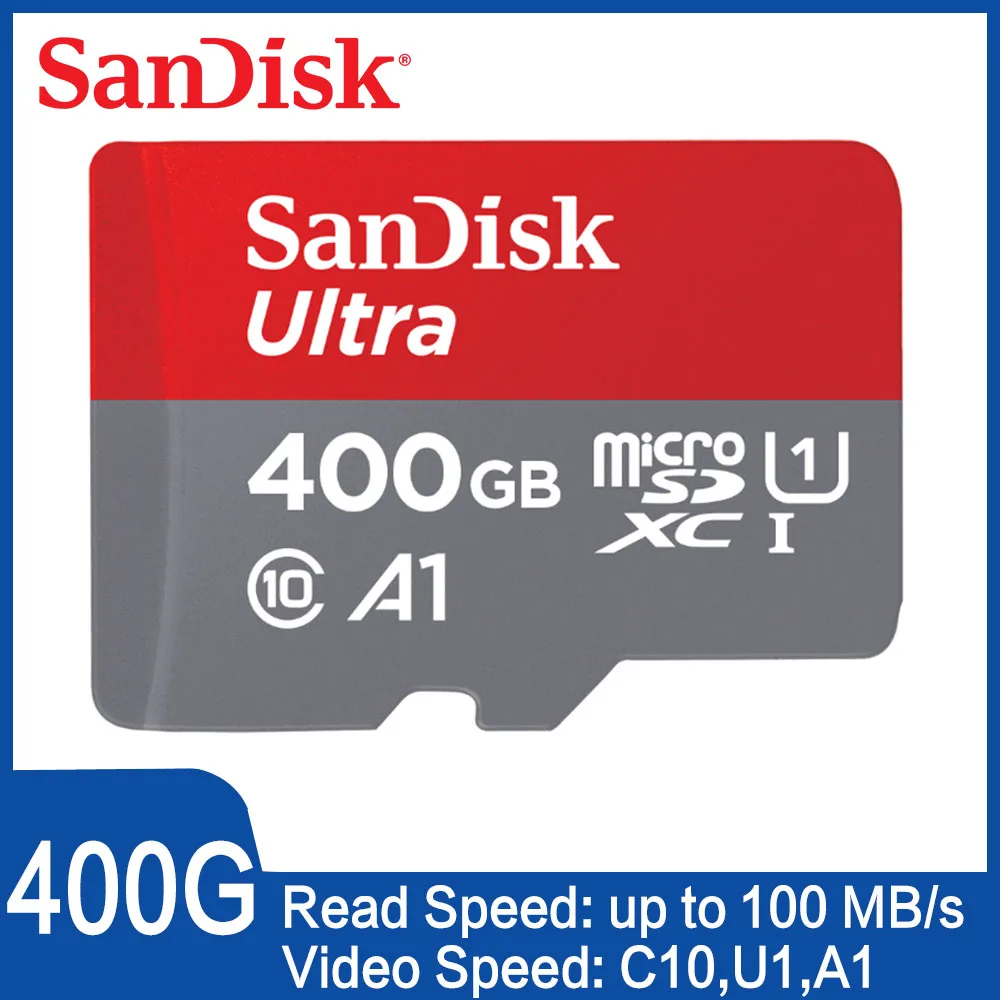 SanDisk Ultra Micro SD карта памяти 64 ГБ 128 200 256 Гб 400 32 16 MicroSDHC Mini MicroSDXC|Карты памяти| |