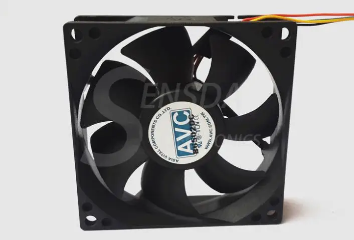 Чехол для компьютера AVC 8025 DS08025R12UP 80 мм 8 см DC 12 В 0 7a 4 провода кулер процессора