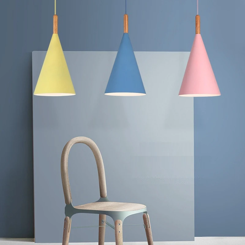 LukLoy Nordic Modern Pendant Light Colourful Lamp Hang for Living Room Bedroom Dining Island Foyer Studio Bar Cafe | Освещение