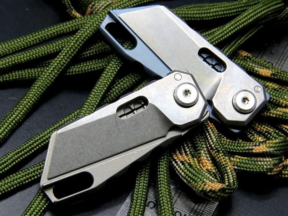 Newest Serge EF9 Mini Folding Knife S35VN Blade Key Chain Titanium Handle Camping Pocket Knives Tactical Outdoor EDC Tool |
