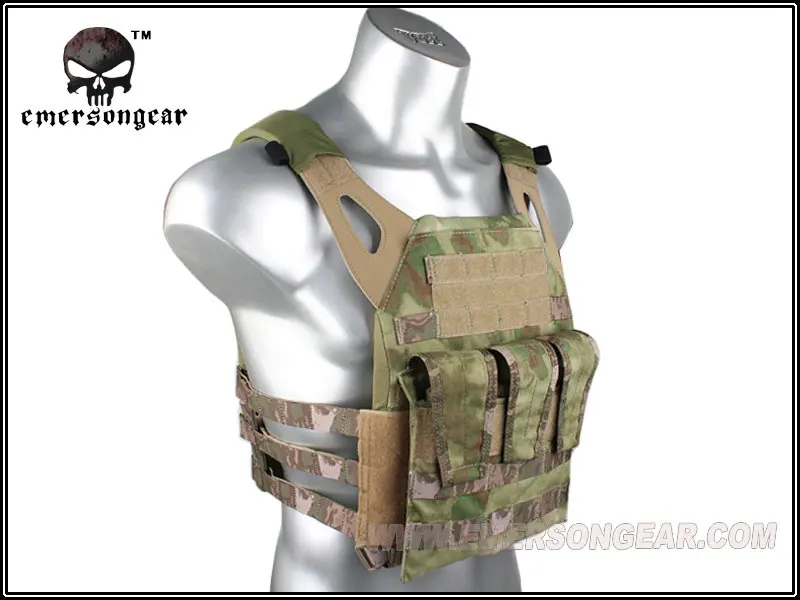 EMERSON JPC жилет N Перейти плиты Перевозчик тактический Airsoft с 3 Чехлы AT FG EM7355|jpc vest|vest