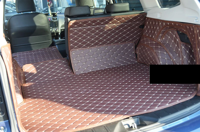 Волокна кожи багажник автомобиля коврик для subaru forester 2013 автомобильные аксессуары