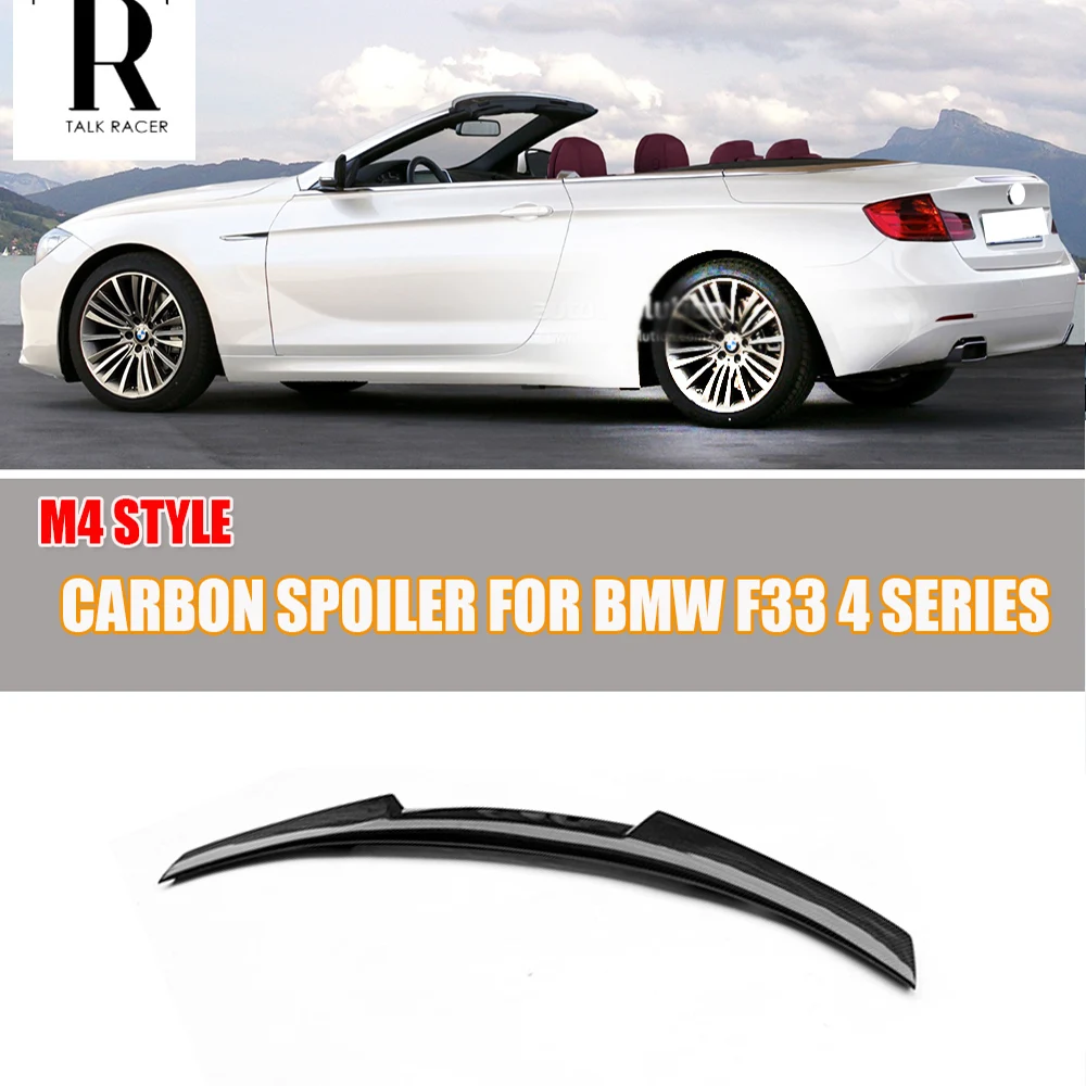 Спойлер для кабриолета BMW F33 420i 428i 435i (non m4) задний спойлер из углеродного волокна
