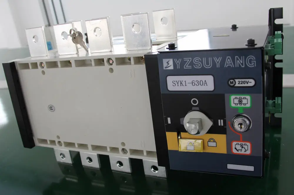 Быстрая доставка 630A SYK1 4P Suyang ATS Work 440V Power 220V двойной переключатель питания