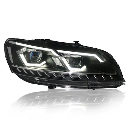 Передняя фара фары для Volkswagen Passat- светодиодный фонарь DRL 2011 - Цвет: 11-15 Type 2