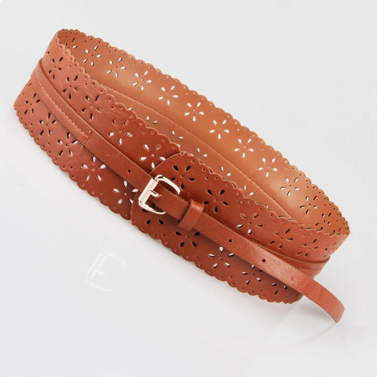 Женский винтажный широкий ремень с резным узором|strap wedge|strap togglestrap skirt |