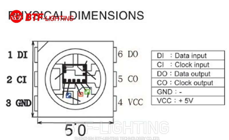 Светодиодные чипы SK9822 (аналогичный APA102) 10 ~ 1000 шт. IC SMD 5050 RGB для экрана ленты с