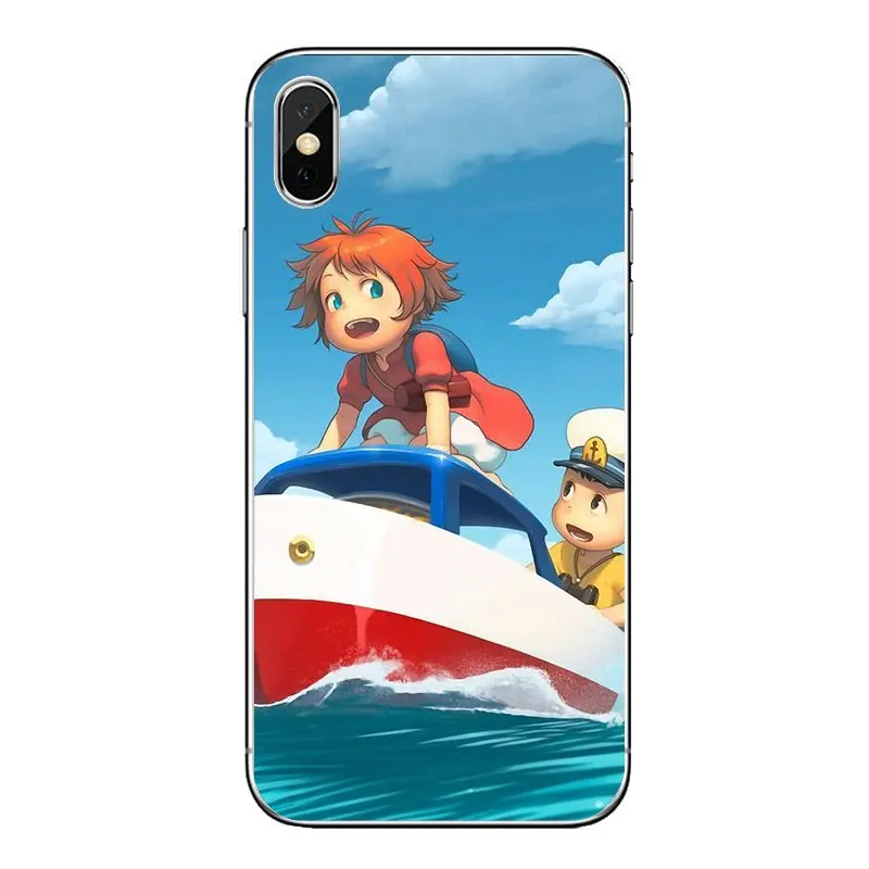 Ponyo On The Cliff для Motorola Moto X4 E4 E5 G5 G5S G6 Z Z3 G3 C Play Plus прозрачные мягкие чехлы |