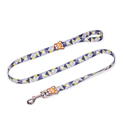 Leash E Дышащий нейлоновый сетчатый жилет поводок для собаки воротник для среднего маленький домашний щенок прогулочный контроль модный принт нагрудный ремень 10A - Цвет: Leash E