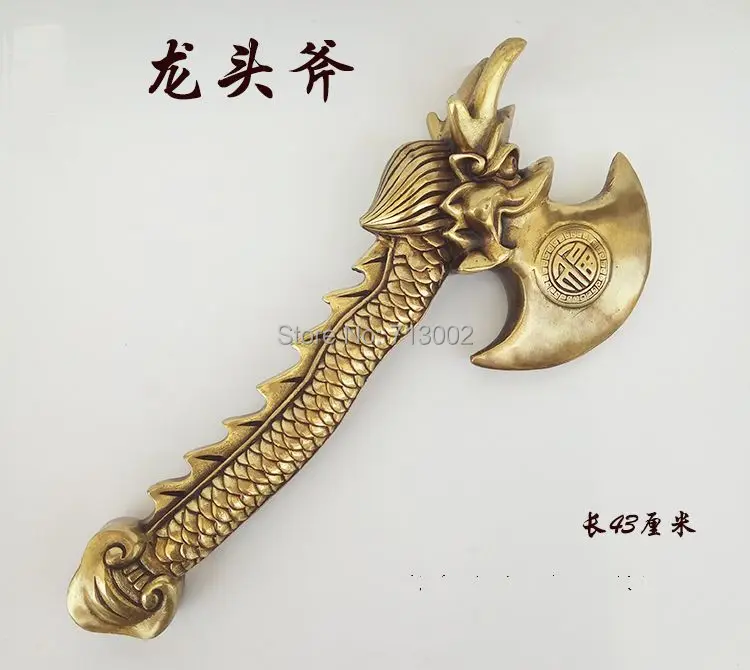 Винтажный Bring Lucky FengShui Ax Dragon Axe exorcise geomantic omen Apotropaion | Дом и сад