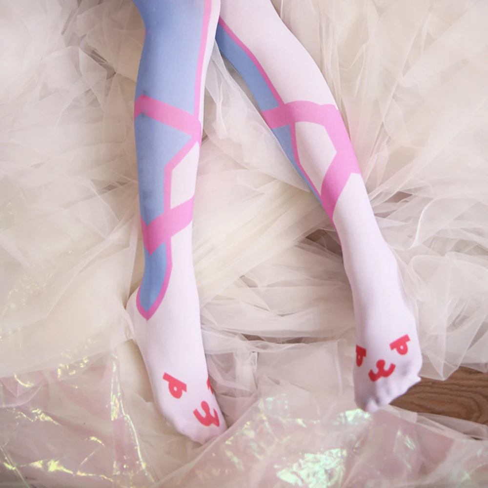 VEVEFHUANG Kосплей японский OW DVA Для женщин Гольфы плотные kawaii для девочек в стиле