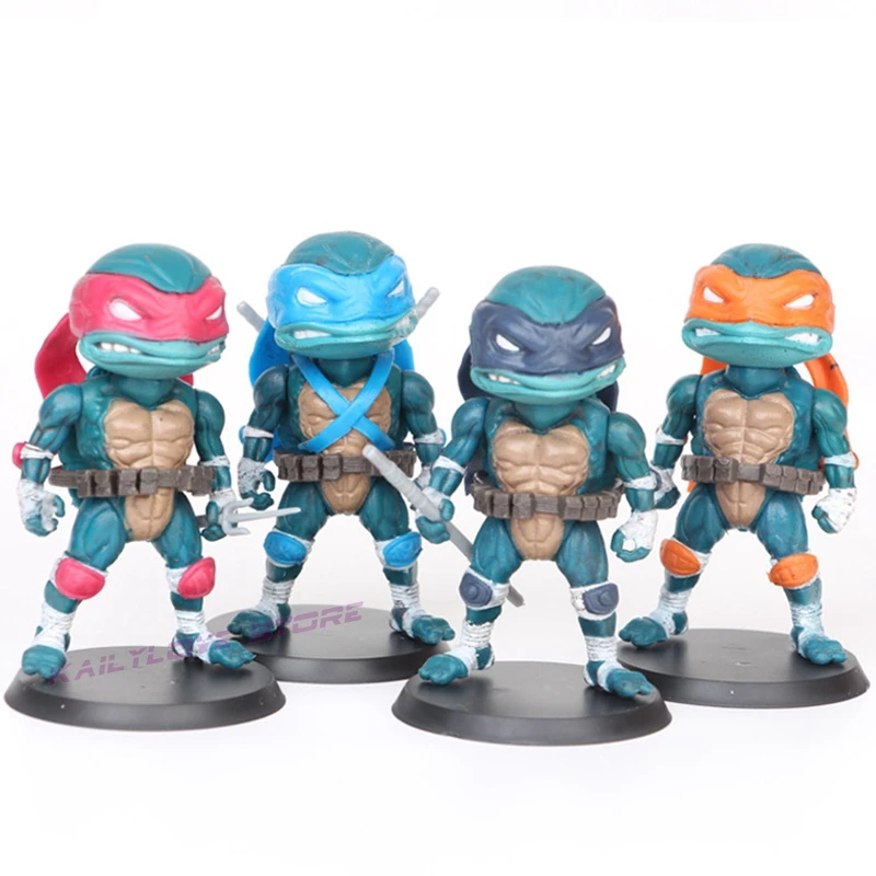 Новинка 4 шт./компл. кукла черепаха экшн фигурки Leo Raph Mikey Don игрушки для детей