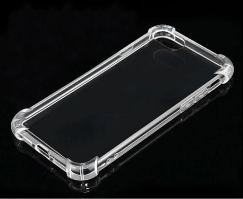 Ударопрочный ТПУ Гибридный резиновый Прозрачный мобильный телефон чехол для Apple
