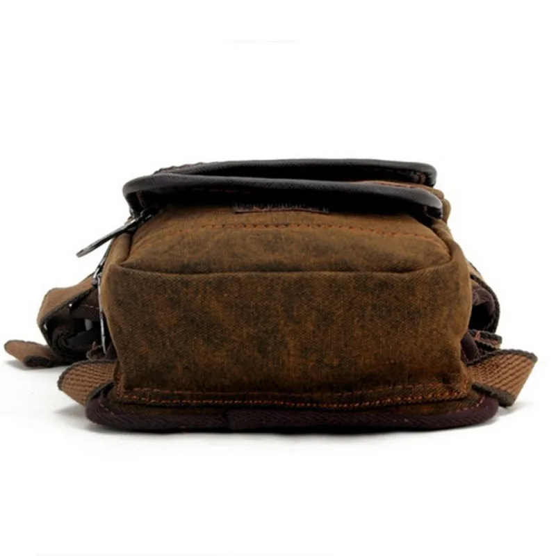 Холщовая винтажная поясная сумка для мужчин забавные мессенджеры на ремне через