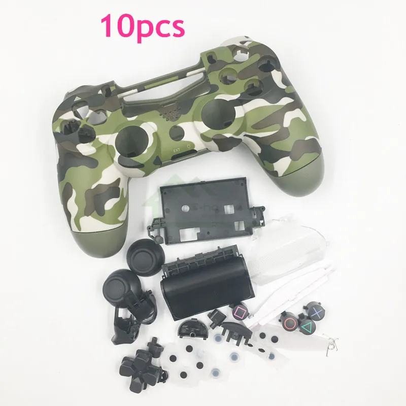E house 10 шт. Камуфляжный корпус Оболочка Чехол для Playstation 4 Pro PS4 контроллер JDM 040 0|skin for
