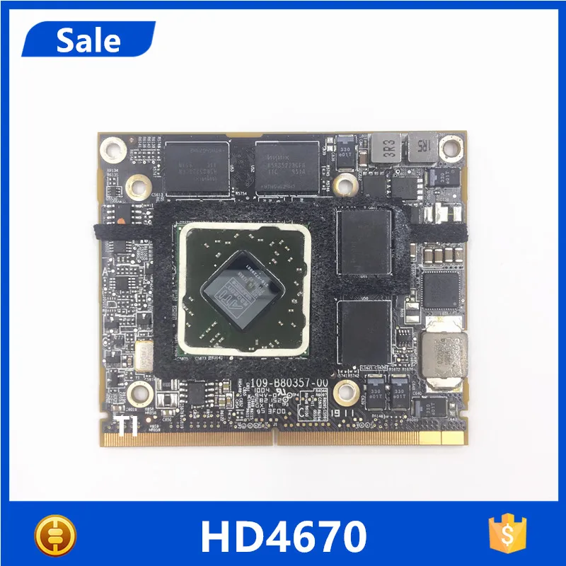 Чехол для видеокарты Apple iMac 2010 2009 A1312 A1311 109 B80357 00 ATI Radeon HD 4670 HD4670 HD4670m 256 Мб|video card|graphics