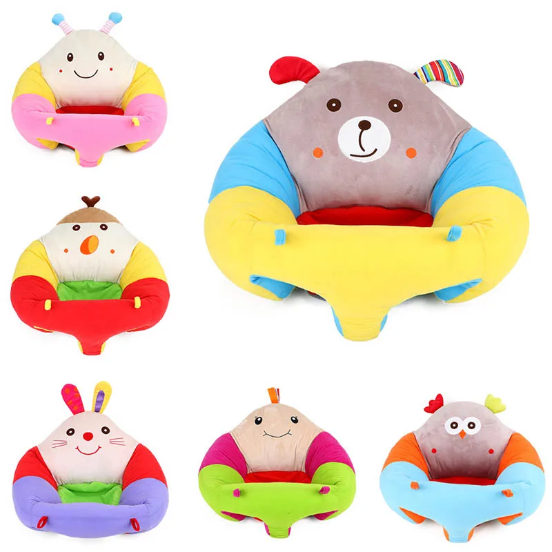 Baby Seats Sofa Support Seat Baby Plush Support Chair Learning To Sit Soft Plush Toys Travel Car Seat for 3-12 Months Infant