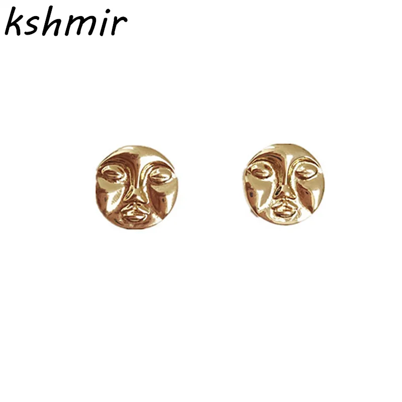 Gold plated kshmir Модные Ретро металлический сплав серьги-гвоздики серьги новые серьги-гвоздики(несколько вариантов сережек - Окраска металла: Gold plated
