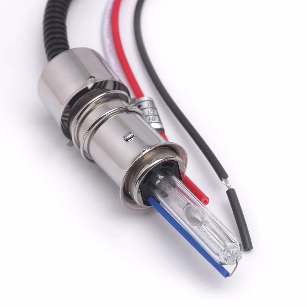 35 Вт мото rcycle hid фары ксеноновый комплект H4 Hi/Lo xenon Moto лампы универсальные BA20D H6M 8000K