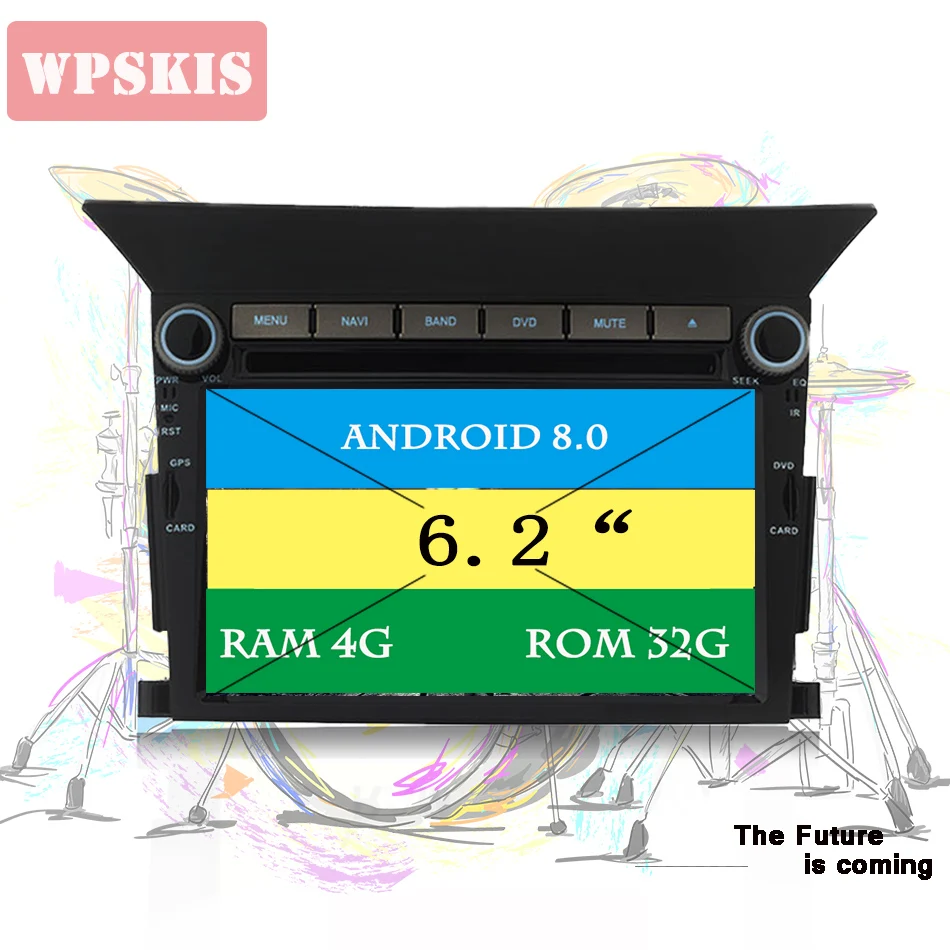 6 2 &quotAndroid 10 0 Восьмиядерный автомобильный DVD мультимедийный плеер GPS навигация для