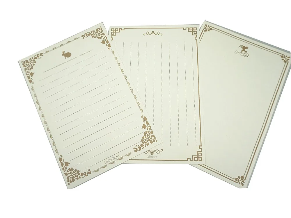 24 шт. винтажные канцелярские письма в ретро стиле бумажные письма|stationery letter|paper