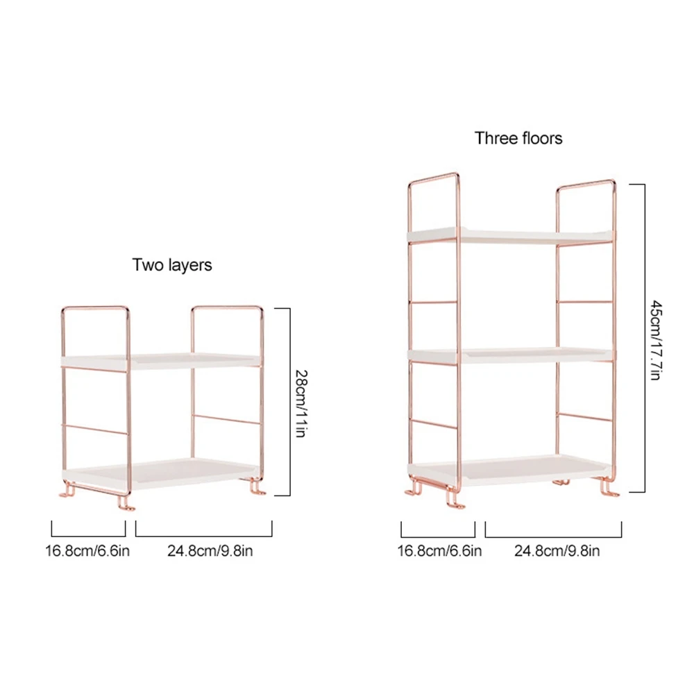 3 уровневая 2 многофункциональная полка для хранения стеллаж железный