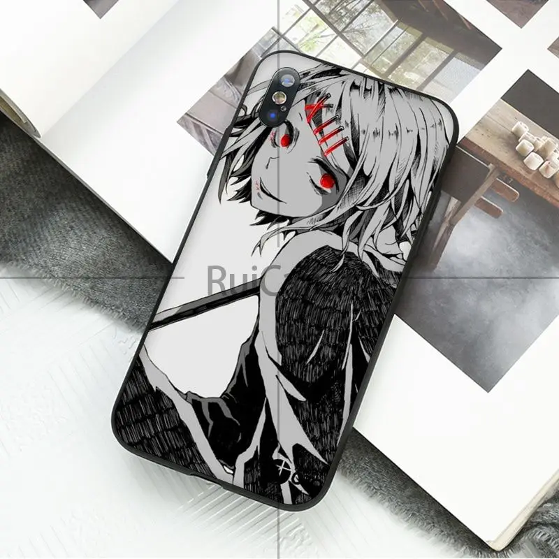 Ruicaica аниме JUUZOU SUZUYA Новое поступление черная ячейка чехол для телефона iPhone 8 7 6 S Plus