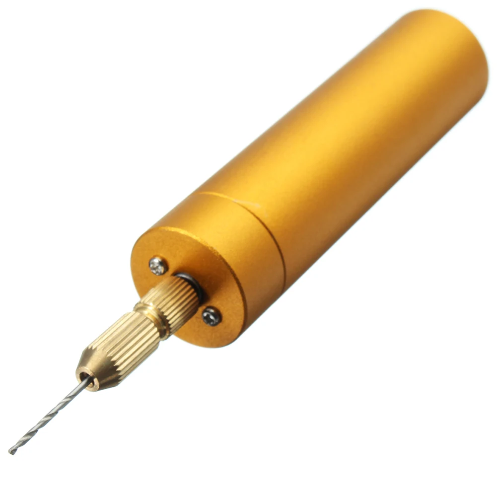 DC 5V мини алюминиевый электродвигатель ручной дрели 10 поворотных бит DIY для дерева