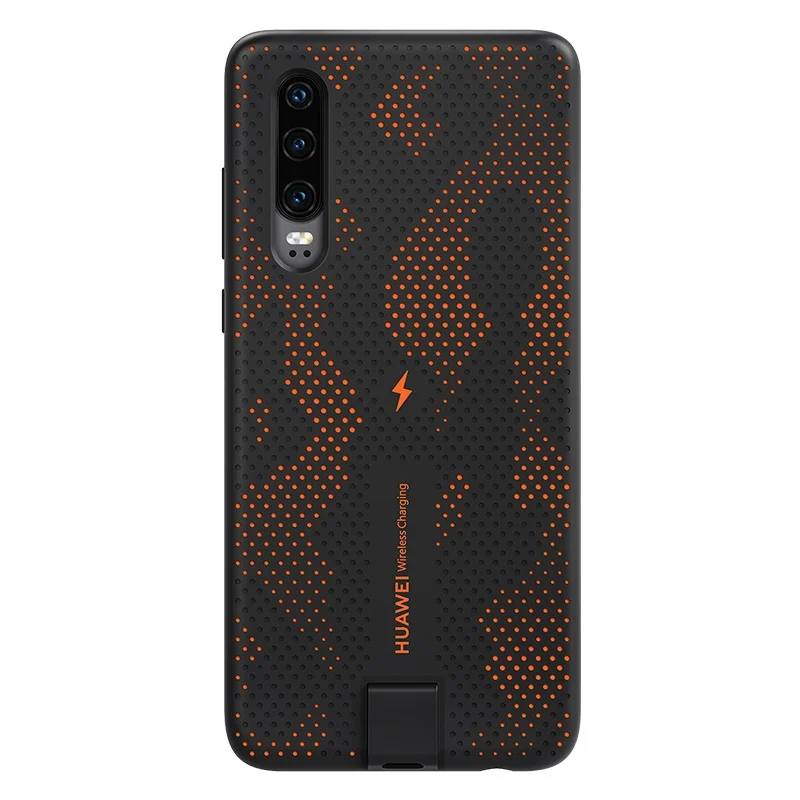 huawei P30 беспроводной зарядный чехол 10 Вт Qi Сертификация встроенный Проницаемый магнитный материал полый дизайн гладкий удобный