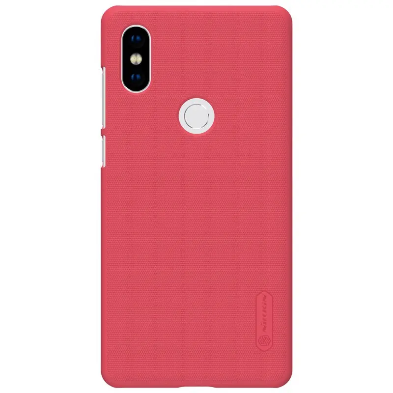 Bright Red Для Xiaomi Mi Mix 2S Чехол 5,9" Nillkin матовый защитный пластиковый чехол для Xiaomi Mi Mix 2S - Цвет: Bright Red
