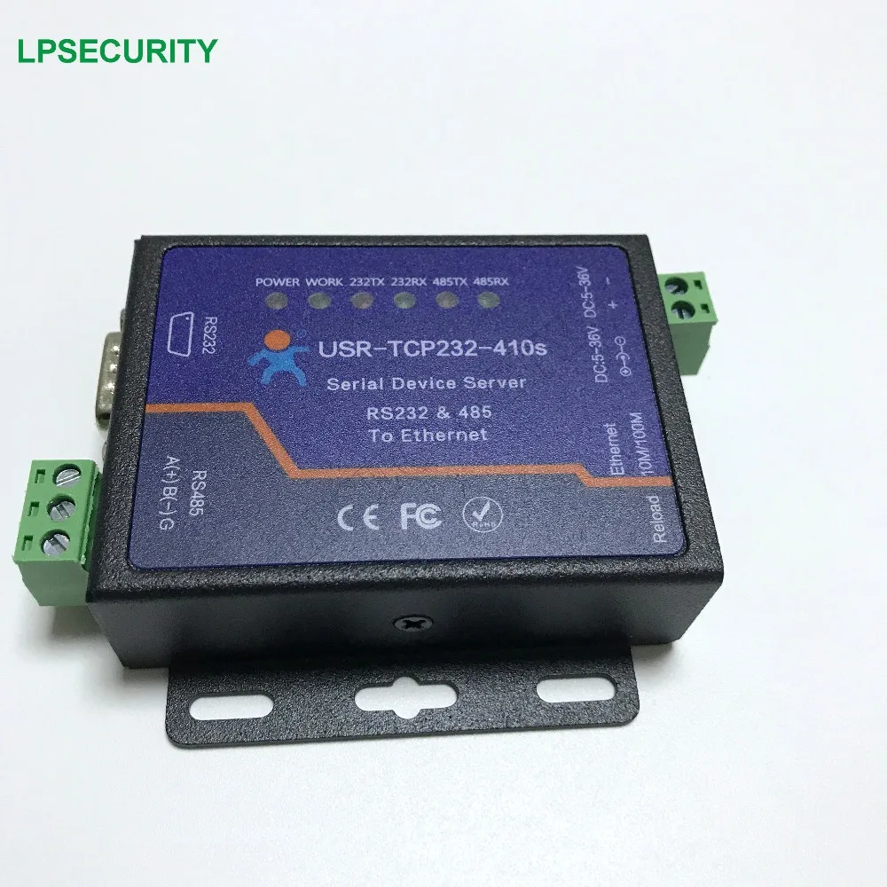 DC 5-6V Промышленный Серийный RS232 RS485 к Ethernet TCP/IP конвертер Modbus RTU USR-TCP232-410S DNS и DHCP поддерживается