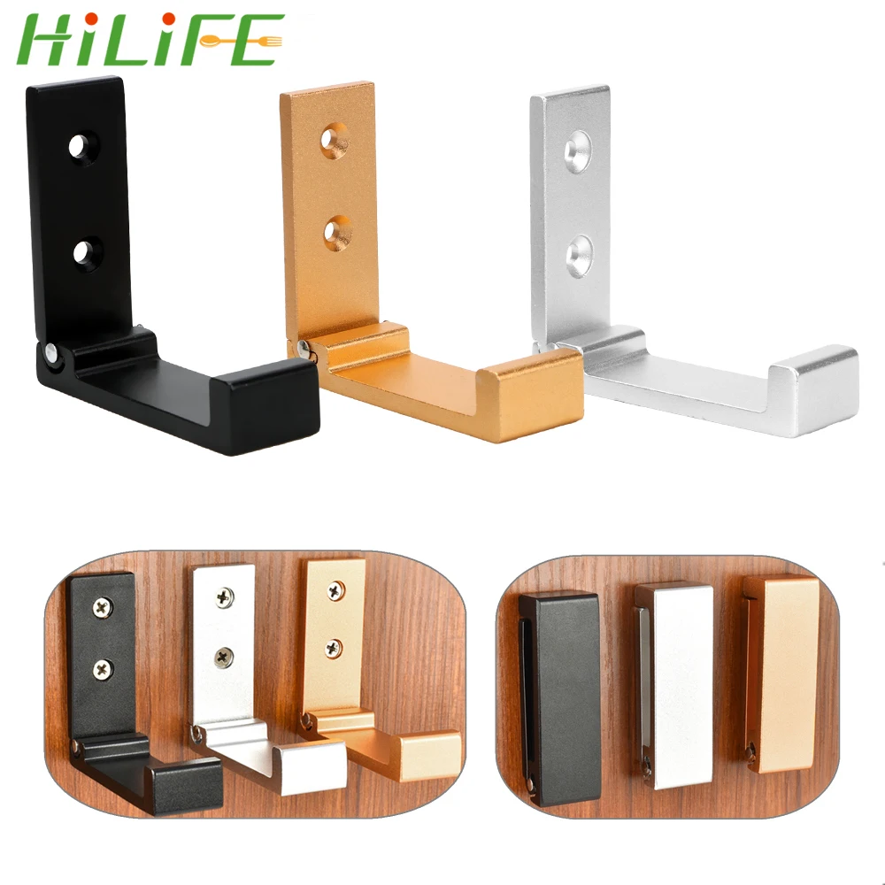 Креативная вешалка HILIFE для одежды полотенец пальто складные крючки из