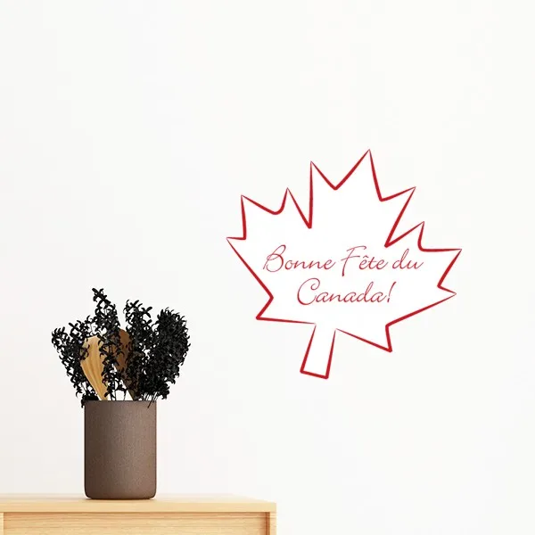 Съемная Настенная Наклейка с изображением кленового листа 4 июля|for room|wall