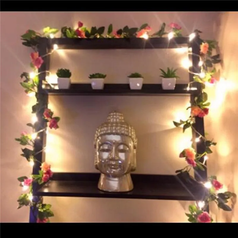 Атласное кружево с зелеными листьями 10 метров | Дом и сад