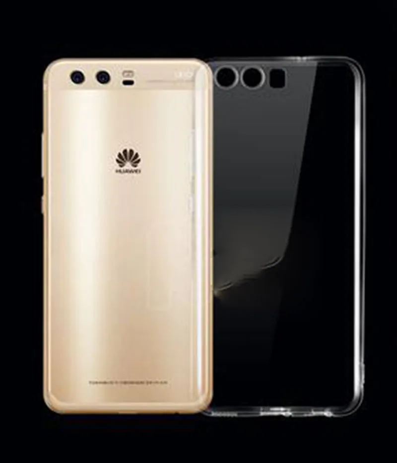 Для HUAWEI P10 Ультра Тонкий Crystal Clear Прозрачная Крышка кожа МЯГКАЯ TPU case for высокое