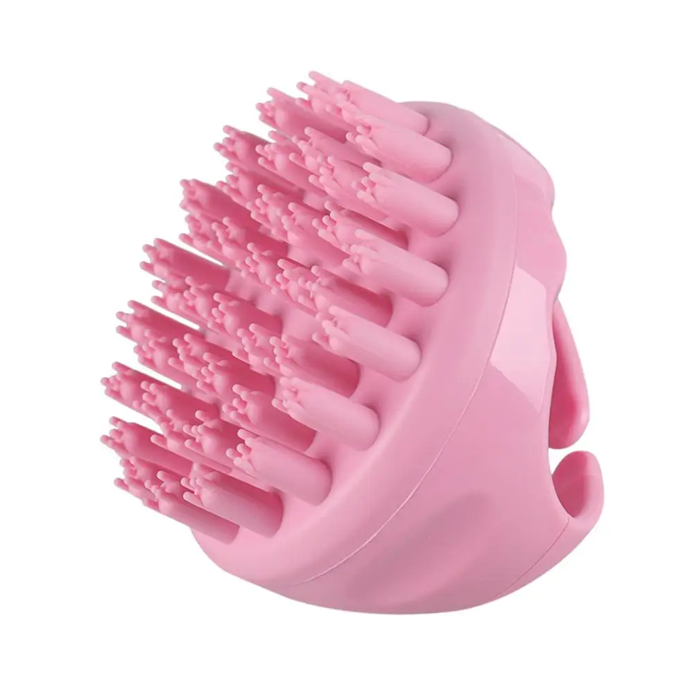 Multi-function Spa Slimming Massage Brush Silicone Head Scalp Massage Washing Comb Shampoo Shower Bath Brush