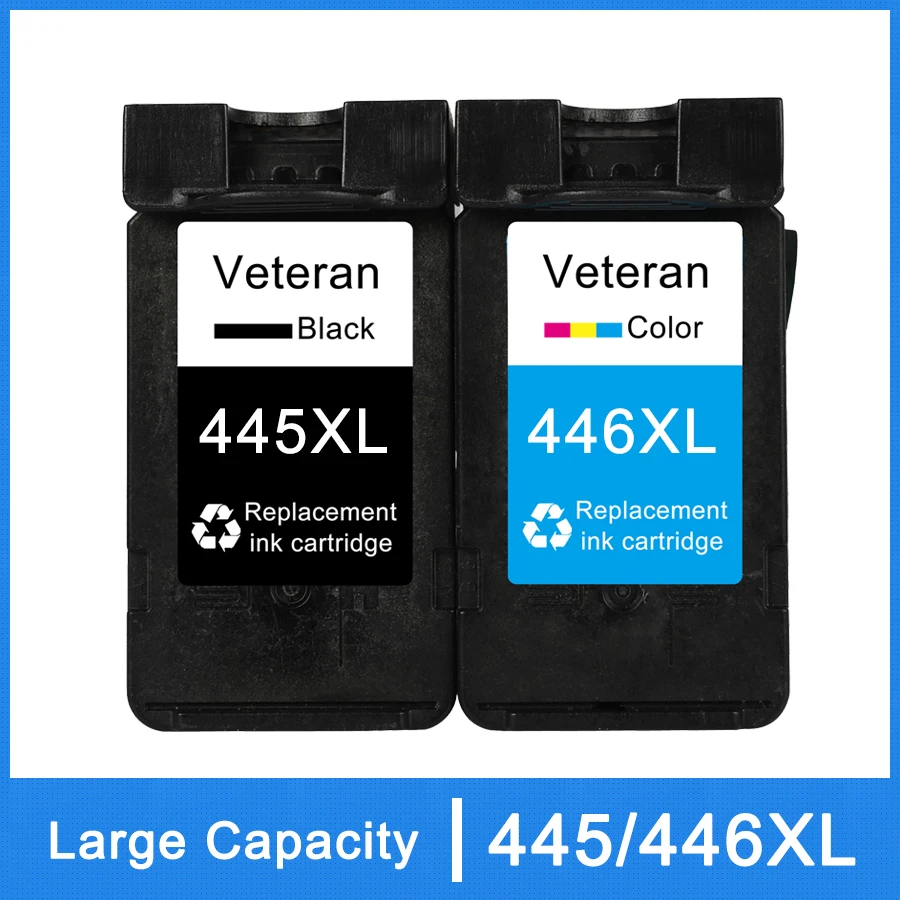 Ветеран PG445 CL446 картридж для Canon PG 445 CL 446 чернильный Pixma MX494 MG2440 MG2540 MG2940