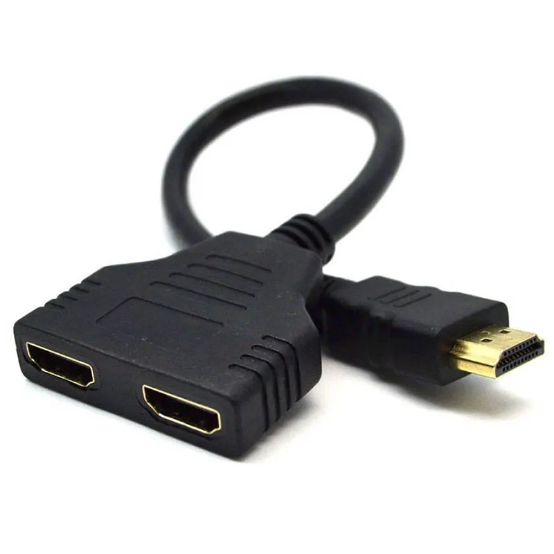 1080P кабель-разветвитель HDMI папа 2 Женский 1 в Выход адаптер конвертер 30 см SGA998 |