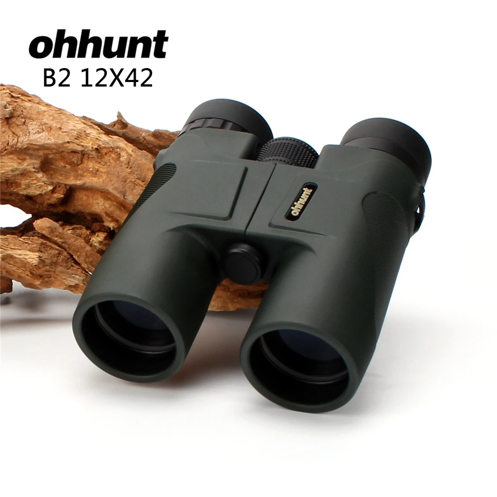 Охотничий бинокль ohhunt 12X42 водонепроницаемый противотуманный телескоп мощный