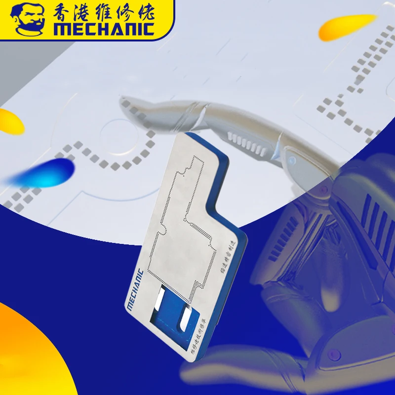Трафарет MECHANIC 3D BGA шаблон для пайки iPhone X средний слой материнская плата