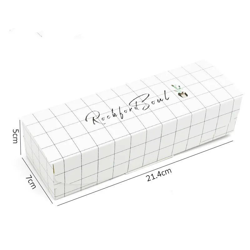 100 шт. бумажные коробки для тортов рулон печенья Подарочная коробка упаковка
