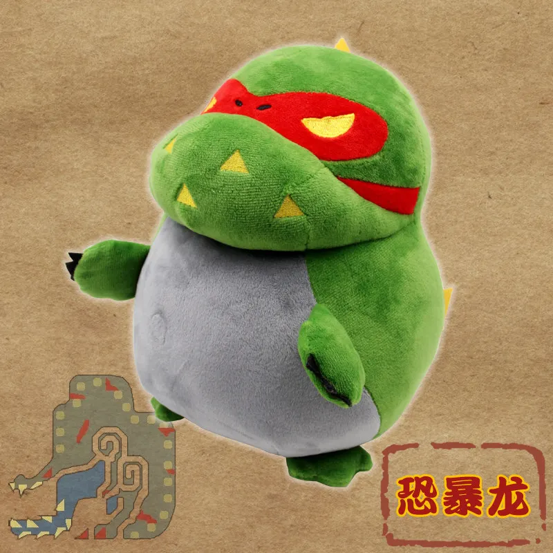 Игра Аниме Monster Hunter Tigrex Rathian Yiankutku Dragon косплей Кукла Плюшевая Мягкая Подушка игрушка подарок Опора ручной работы