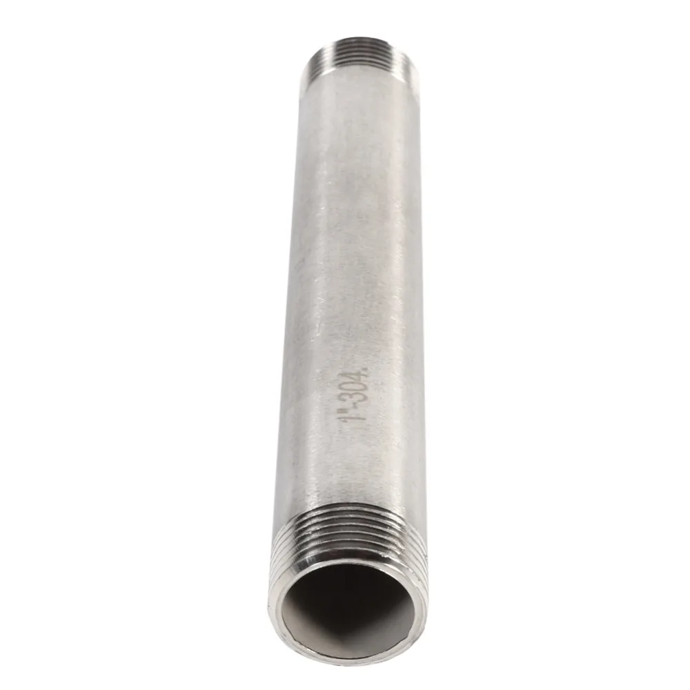 BSP 1/4 &quot1/2&quot 3/4 &quot1&quot 200 мм нержавеющая сталь SS304 Мужской x мужской резьбовой