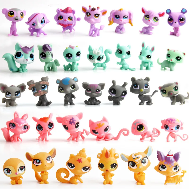 10pcs Mix Unicorn Cats Dogs Animals Eggs Party Gifts Toy Figures Ball Kawaii for Kids Baby Shower Decoration | Дом и сад