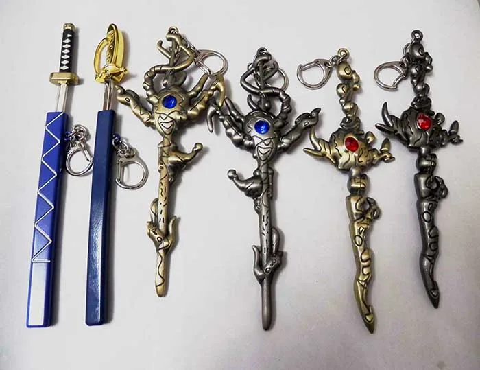 Оптовая продажа брелок для ключей из сплава Аниме K project модель цинка коллекция